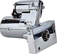 Vista 1 de DB Electrical SHI0015-C - Arrancador cromado compatible con/reemplazo para Chevy 305 350 454 Chrome Mini Super Torque Series St100