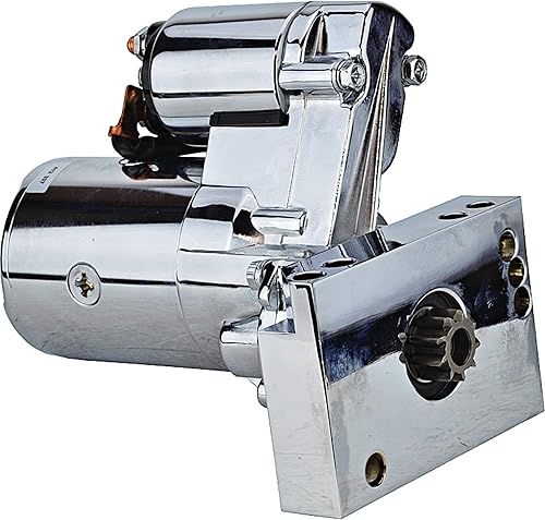 DB Electrical SHI0015-C - Arrancador cromado compatible conreemplazo para Chevy 305 350 454 Chrome Mini Super Torque Series St100