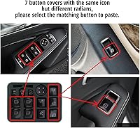 Vista 2 de Reposabrazos de puerta interior negro Interruptor de ventana de botón de volante de repuesto para Benz GLK ML A B C E G Clase W204 W212 W246 W166