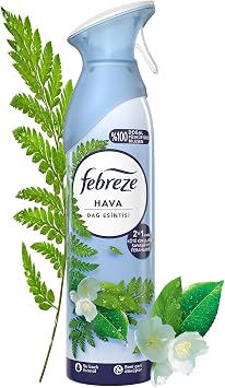 Febreze Hava Ferahlatıcı Sprey Oda Kokusu Dağ esintisi 185 ml