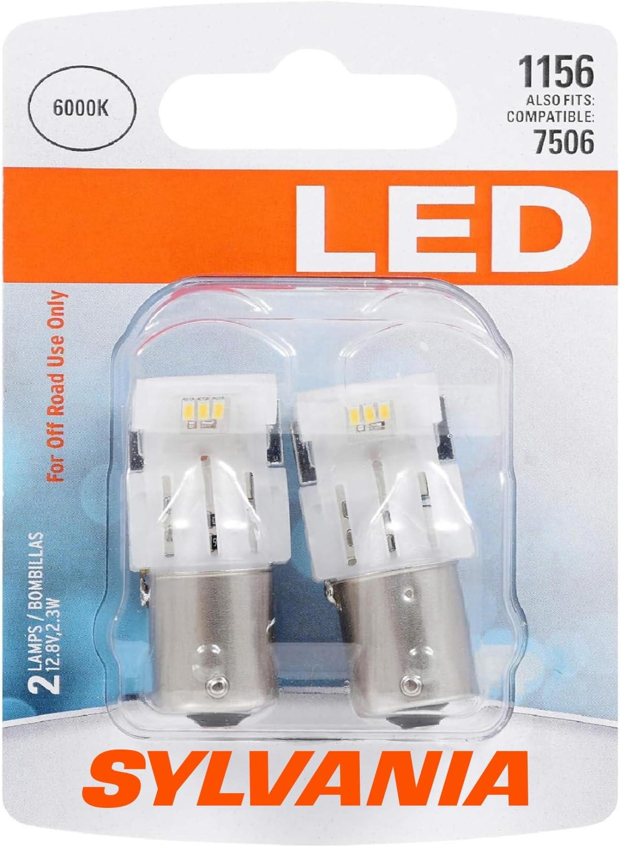 1156 LED White Automotive Mini Bulb, 2 Bulbs | Upgrade Your Lighting with Long-Lasting LED Performance for Enhanced Style, Visibility and a More Modern Look.