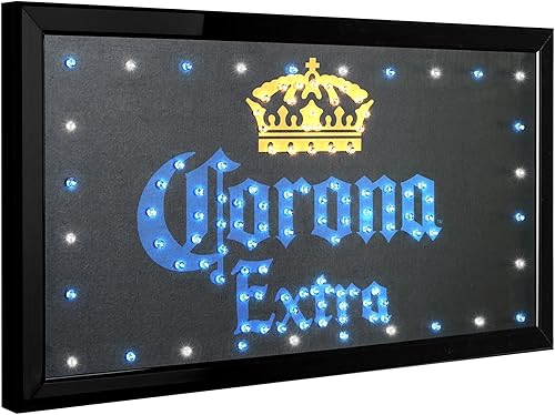 American Art Decor Letrero de pared LED enmarcado, letrero de neón montado en la pared, decoración retro del hogar, luces LED vintage para bar,