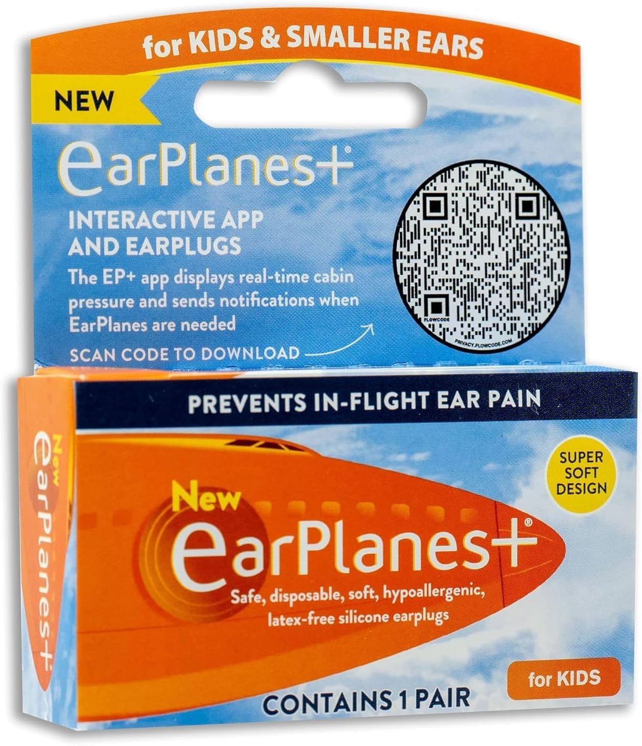 James HealthPlus EarPlanes® Kids 20 dB Ear Plugs – Noise Reduction & Pressure Relief for Flying, Hypoallergenic Silicone, Reusable Ear Protection (Kids Blue, One Size 2 count (Pack of 1))-image-15