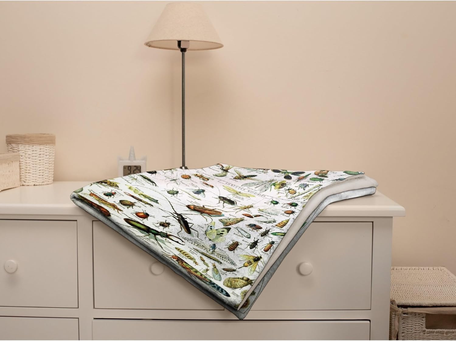 Art Insects Identification Reference Blanket Gifts for Tarot Lover 60 x 50 Inch for Teen,Art Insects Identification Reference Fannel Fleece Throw Blanket Super Soft Throws Blanket for Bed Couch Sofa