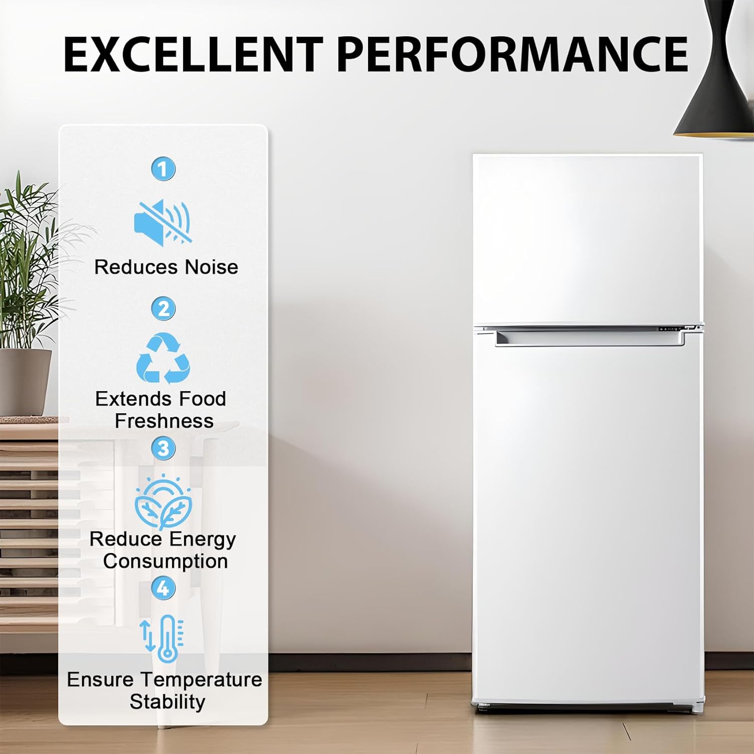 Upgrade 242193206 Refrigerator Fresh Food Door Gasket, Compatible with Frigidaire, Kenmore, Crosley, White-Westinghouse Refrigerators, Replacement Parts Include AP5806733, PS949381, EAP9493819