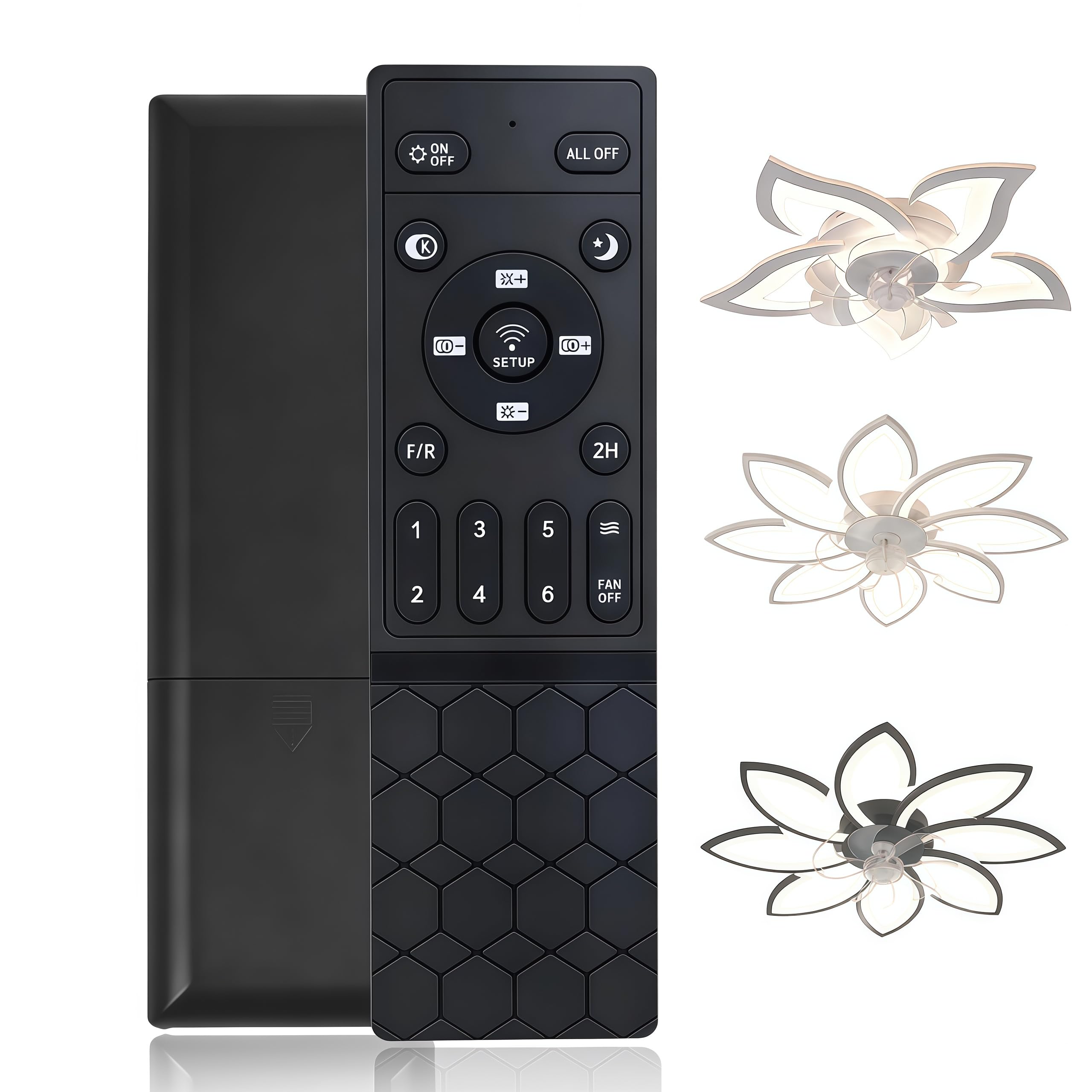 Photo 1 of Itsall Replacement Remote Control for Ceiling Fan with Lights ADH-CFL02