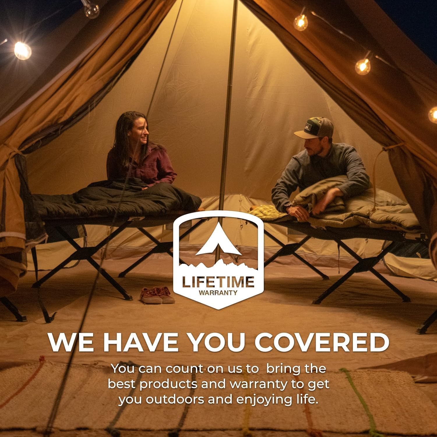 Teton Outfitter Camping Cot Heavy-Duty Oversized Folding Cot for Adults Comfortable Elevated Sleeping Bed Easy Setup product thumbnail 7