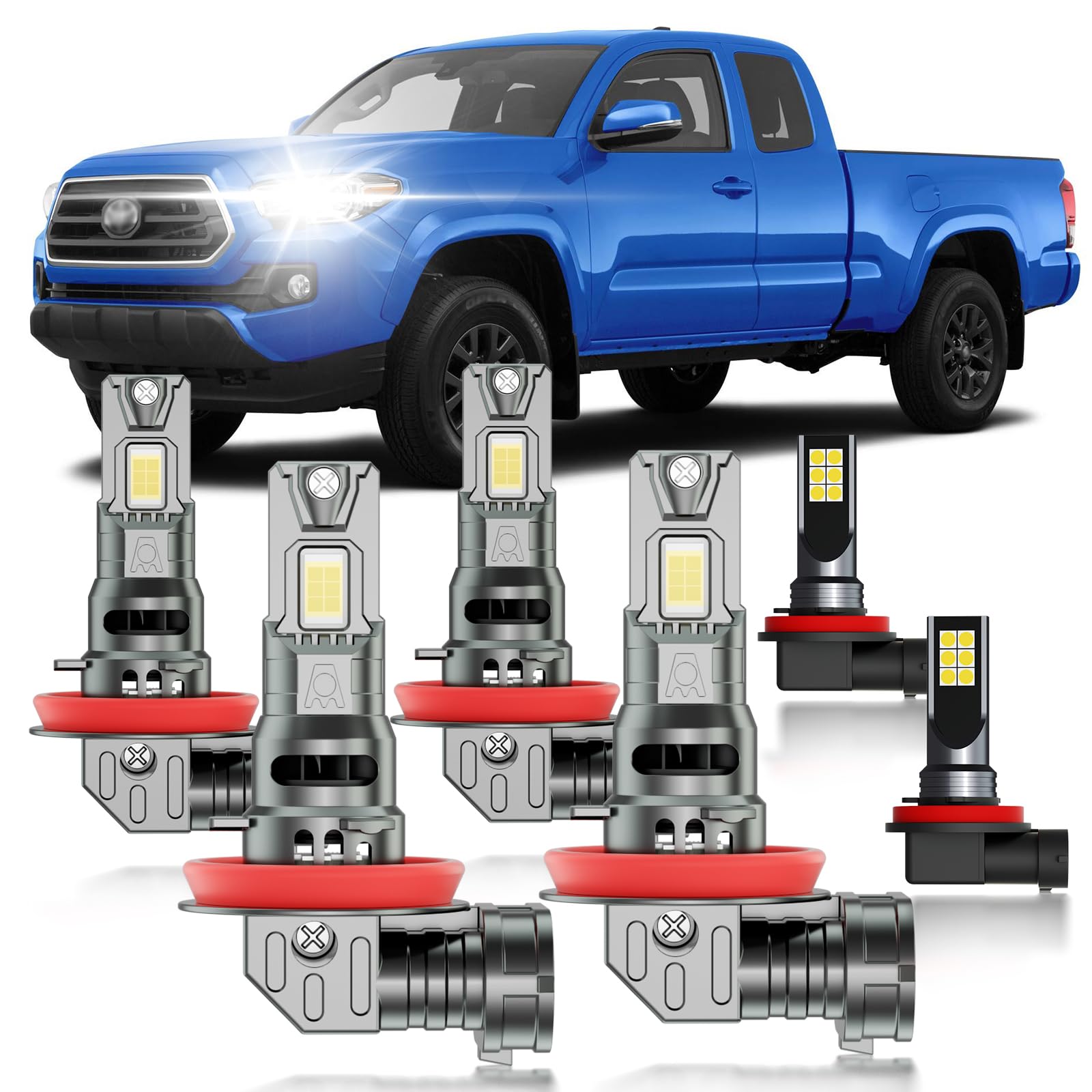 HUOKEDS 6-Pack Multi-Beam Fog Bulbs