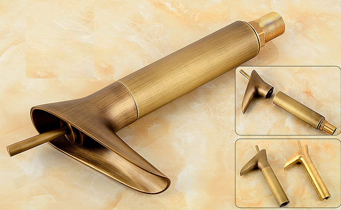 混合水栓 蛇口 シングルレバー レトロ 洗面台 ロング水栓 手洗い鉢 トール水栓 Amazon | Life System(ライフシステム) 洗面用 アンティーク