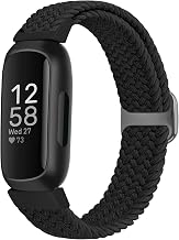 Bcuckood Watch Band for Fitbit Inspire 3/Inspire 2/Inspire HR/Inspire/Ace 3/Ace 2 Compatible Women Men Children Stretchy Braided Watch Band Adjustable Replacement Band