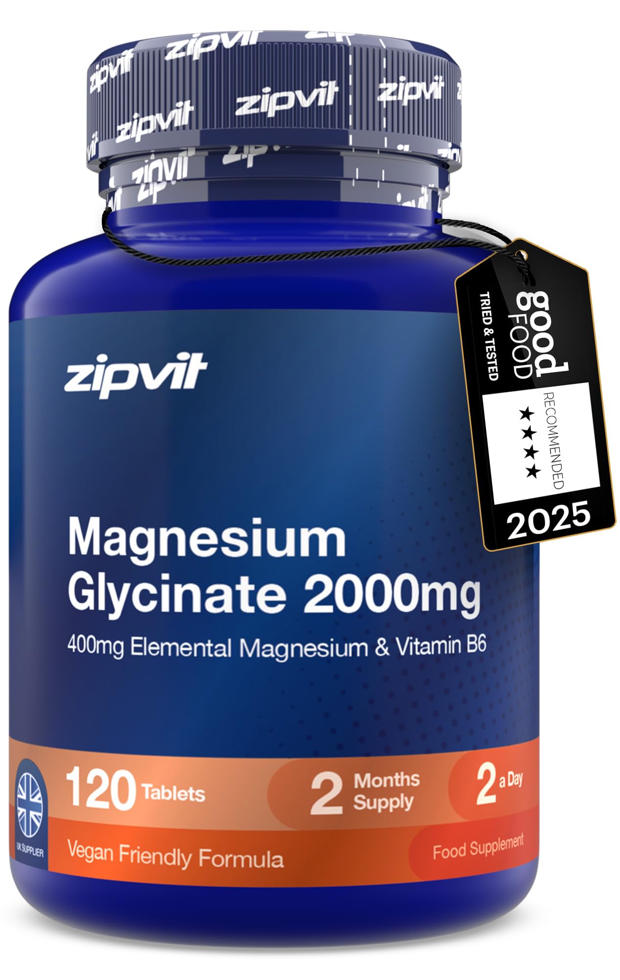 Magnesium Glycinate 2000mg with Vitamin B6
