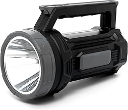 Ghime High Power Torch Light, 800 Meter Long Range 1000 Lumens Emergency Rechargeable 3 Modes LED Flashlight for Camping, Emergency Light - 6 Months Warranty