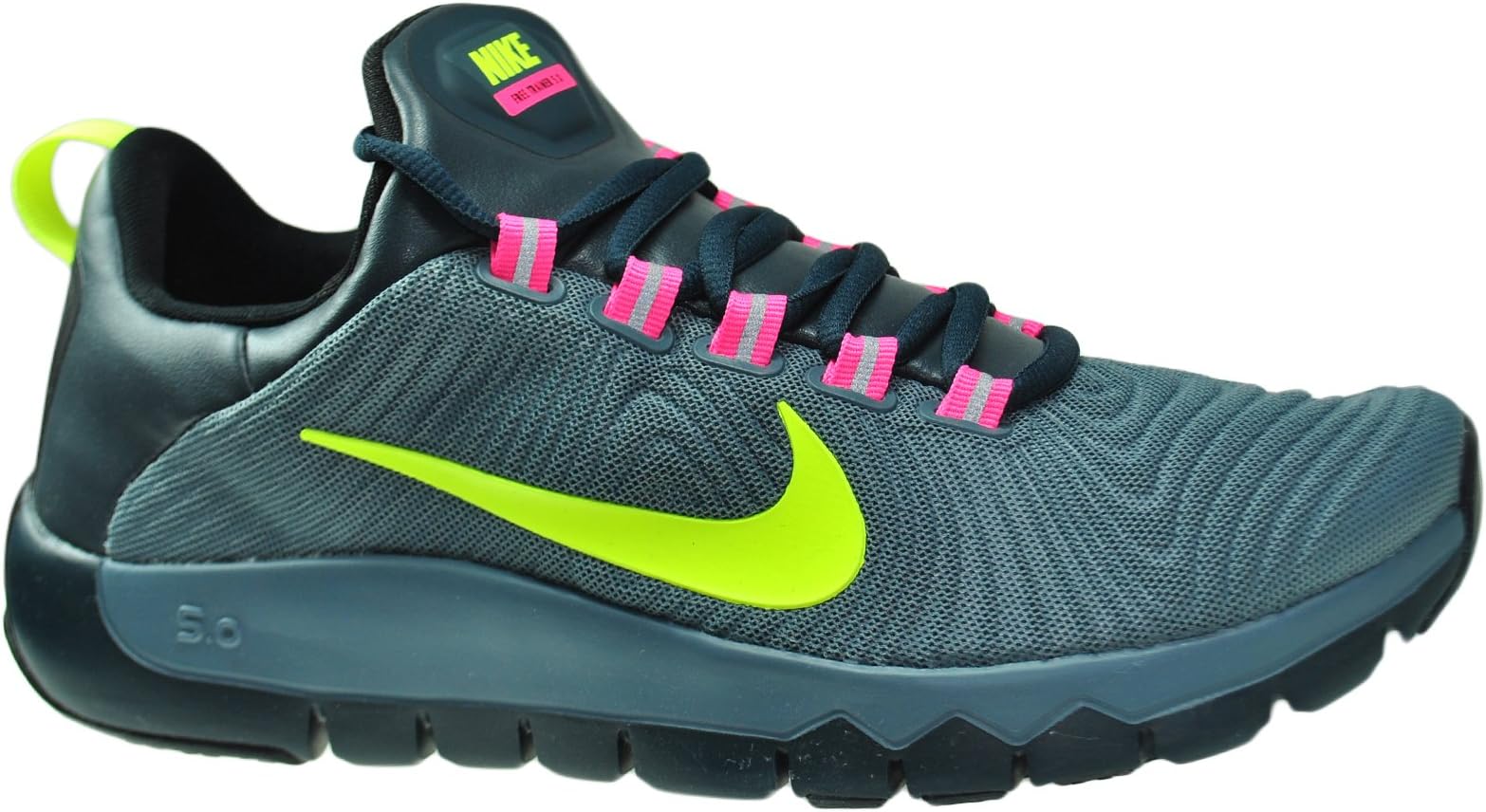 Nike Mens Free 5.0 V5 Trainers 10 US Blue Graphite/Charcoal/Black (Blue Graphite/Grey/Black)
