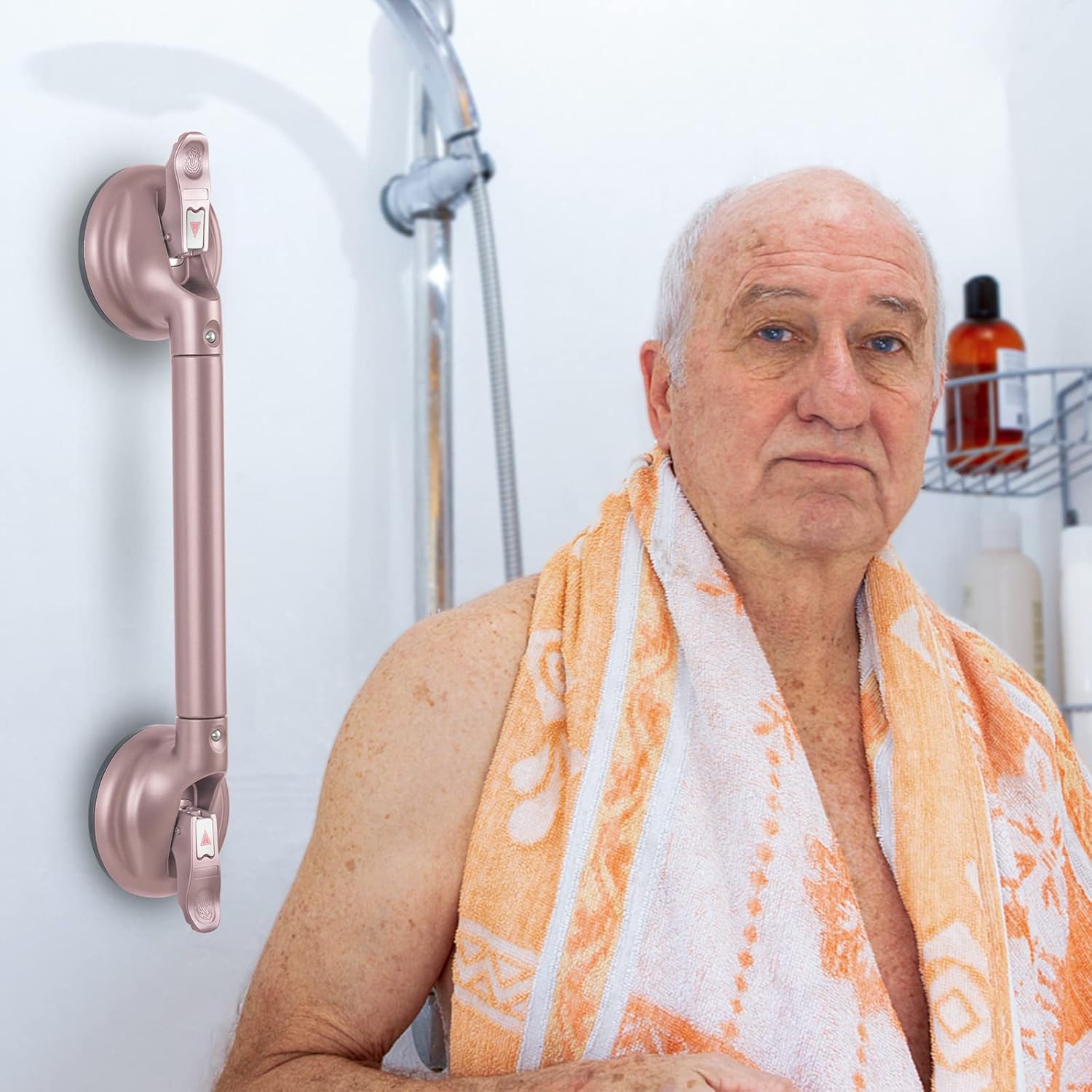 DAREN MEDICAL Shower Handle Upgraded 19 inch Grab Bar for