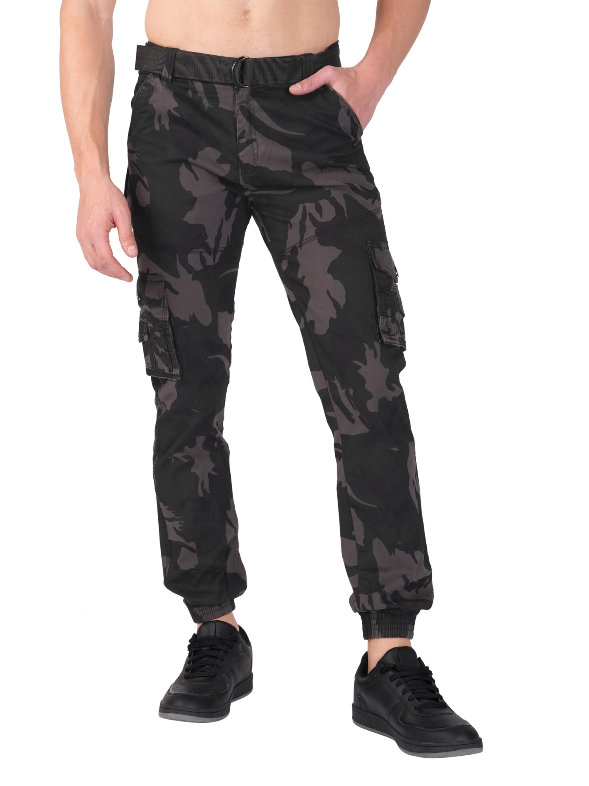 Men’s Cargo Pants | Casual Cotton Cargo Trousers for Men | Regular Fit Multi Pocket Outdoor Travel Pants | Stylish Comfortable Casual Bottom Wear for Men-picture-33