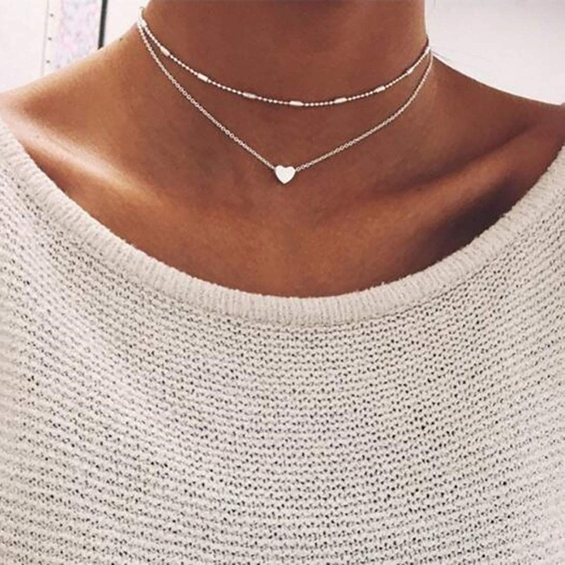 Stylish Combo 2 Necklace Chains for Men and Women