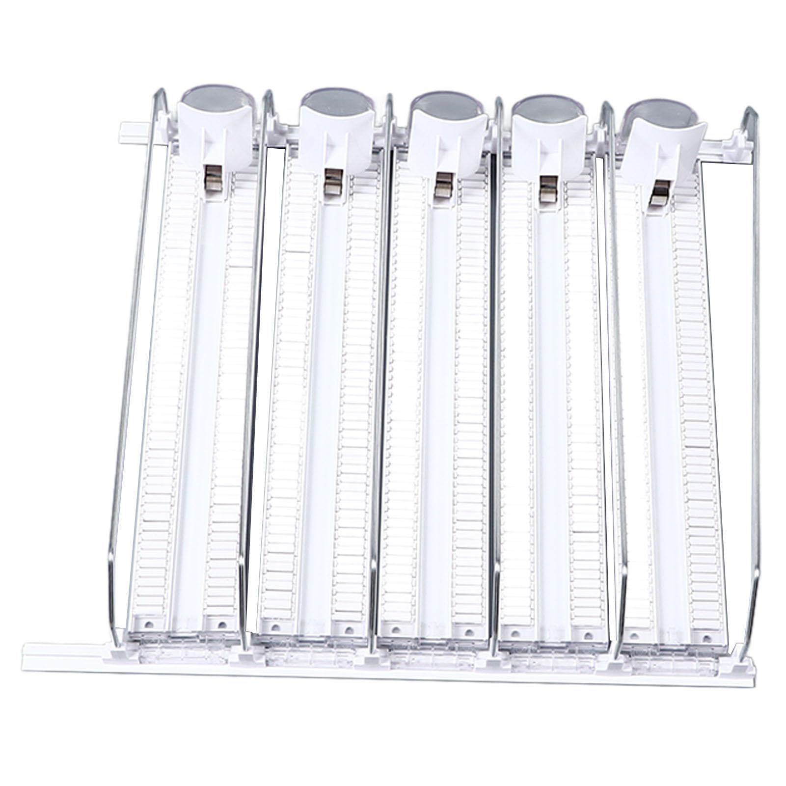 Dispensador automático de latas para nevera, organizador ajustable de bebidas de 38 cm, soporte autoempujable para refrescos y agua, compatible con latas estándar de 330 ml