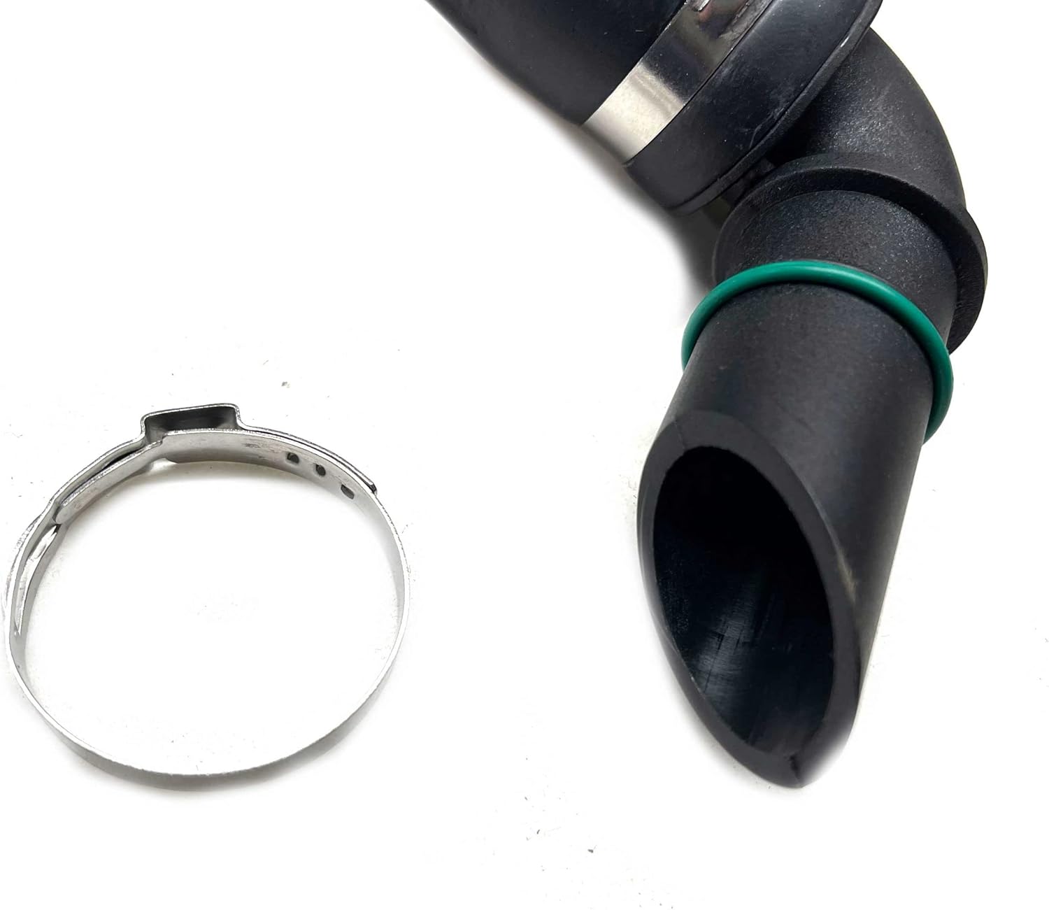 PCV Crankcase Breather Tube Hose w/O-Ring Compatible With Ford F Superduty Econoline V8 6.0L Replaces OE# 4C3Z6A603AA