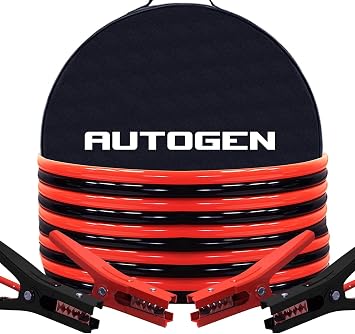 4 Gauge 20Feet Jumper Cables, Booster Cables Automotive Jumper Cables Kit for Car, SUV, and Trucks with Professional Clamps and Carrying Bag