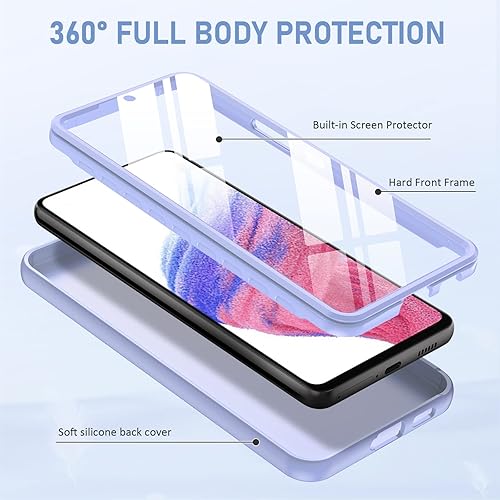 Miniatura 2 de PUJUE Funda para Samsung Galaxy A53 5G Fundas protectoras a prueba de golpes para teléfonos - Carcasa delgada de TPU de silicona suave - Lindas