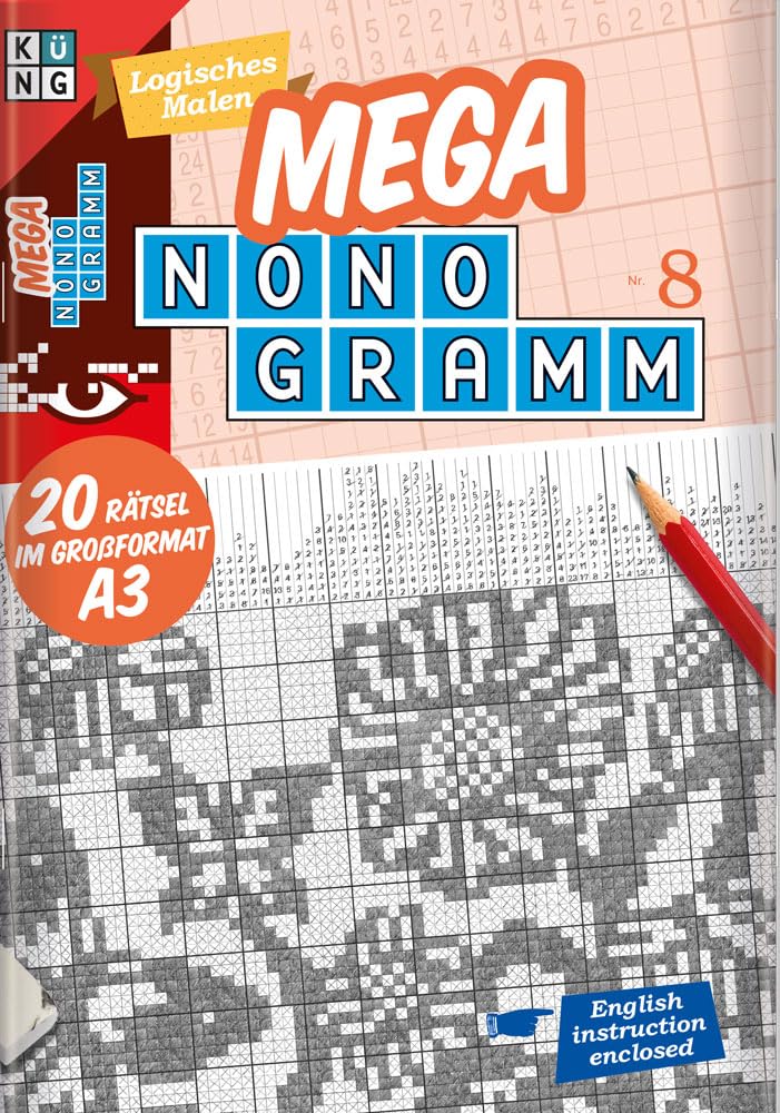 Mega-Nonogramm Nr. 8 (Mega Nonogramm Mappe): limitierte Auflage