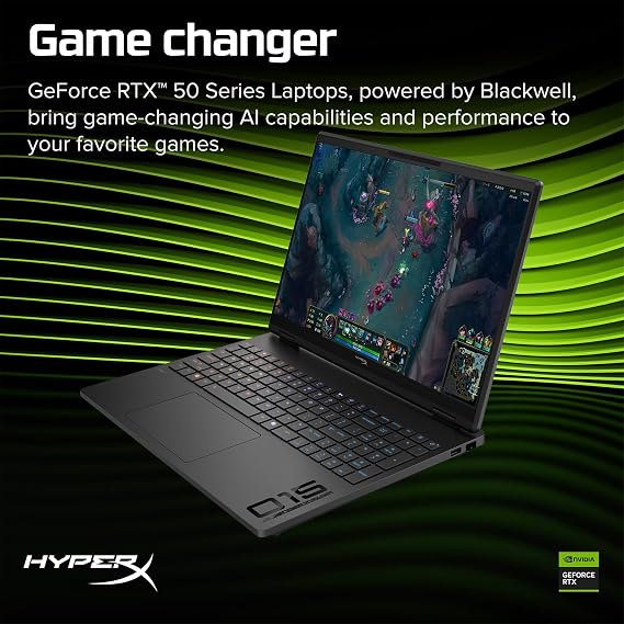 HP HyperX OMEN Gaming Laptop 2026, AMD Ryzen 7 260, NVIDIA GeForce RTX 5060
