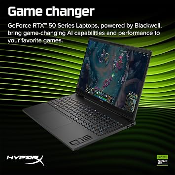 HP HyperX OMEN Gaming Laptop 2026, AMD Ryzen 7 260, NVIDIA GeForce RTX 5060
