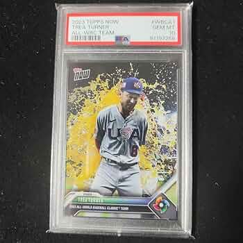 【レッドパラレル】トレイ・ターナー topps now ファーストナンバー HR Amazon.co.jp: psa10 Topps now wbc Trea Turner トレイ