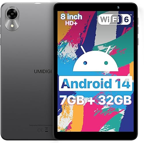 Miniatura 1 de UMIDIGI G1 Tab mini Android 14 nueva tableta 2024, 7(3+4) GB+32GB 1TB Expand, modelo Wi-Fi 6, tableta de 8 pulgadas con procesador de cuatro núcleos