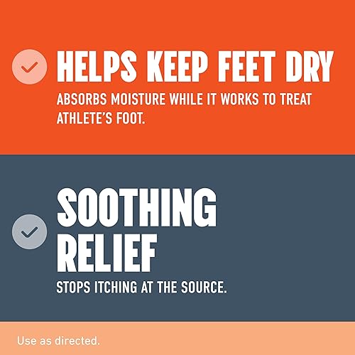 Miniatura 3 de Lotrimin AF - Polvo antifúngico para pies de atleta, tratamiento al 2% de nitrato de miconazol, tratamiento antifúngico eficaz clínicamente probado