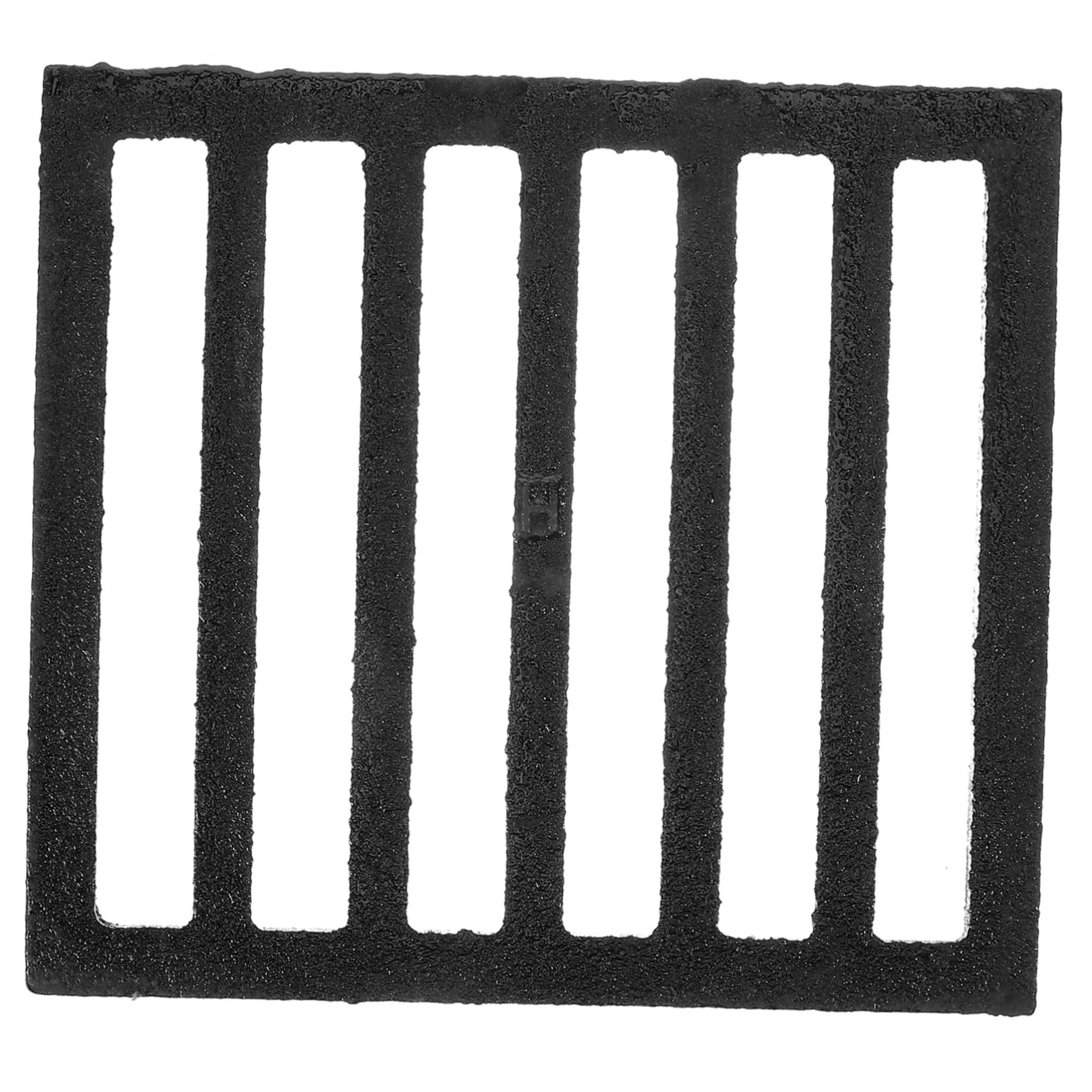 Operitacx Tapa de Desagüe de Suelo Cuadrada de Hierro Negro Colador Que Previene Obstrucciones y Asegura Flujo de Agua Suave para Baño y Cocina