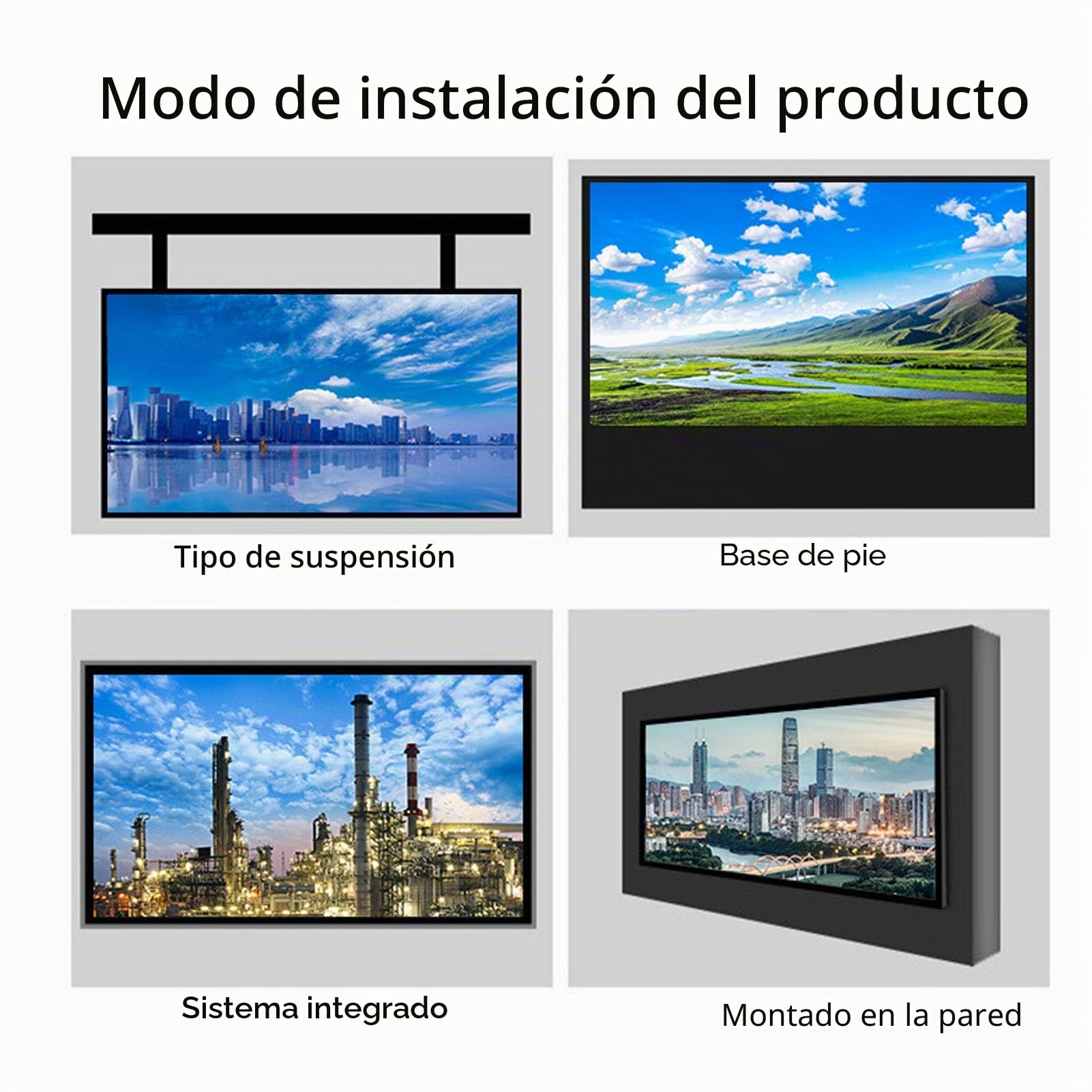 Pantalla LED P10 Señalización Digital a Todo Color 320x160 mm para Cafés Salones y Escaparates con Modos de Visualización Flexibles