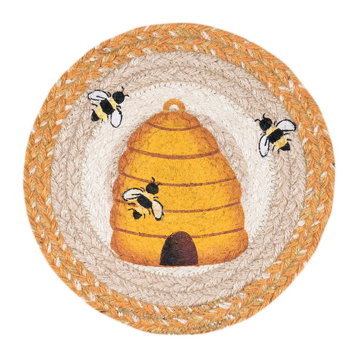 Earth Rugs 80-9-101B Trivet, Yellow