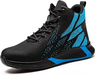 ARCHINSERTSteel Toe Shoes for Men Women Work Indestructible Safety Shoes Work Slip Resistant Protected Steel Toe Lightweight Safety Sneakers Fashion Safety Industrial Shoes