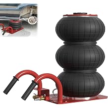 Aim Tools Air Bag Jack, 6600 lbs 3 Ton Capacity, Pneumatic Trolley Jack for Repair, Air Jack up to 40 cm, Portable Triple Bag Air Lift for Garage, Auto