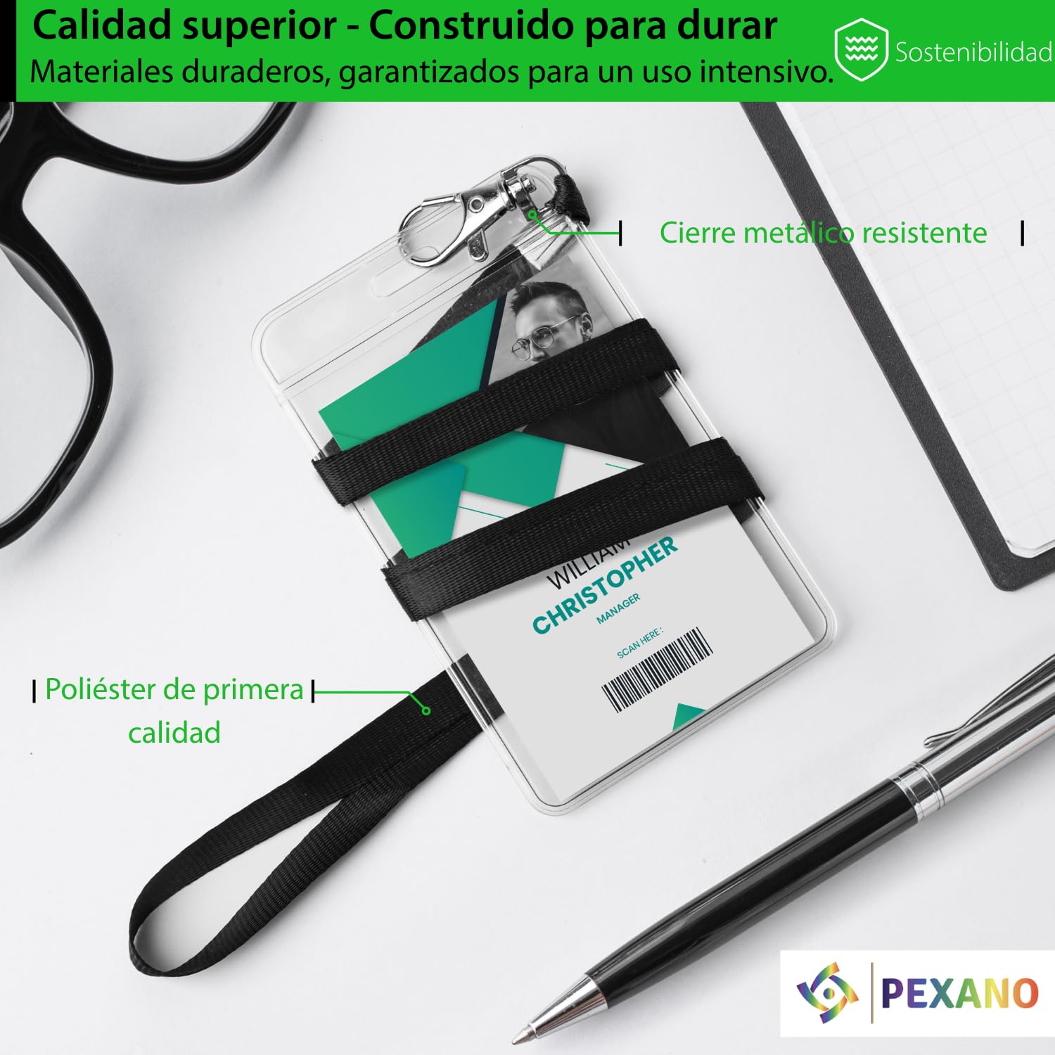 Lanyard para Tarjetas x100 Acreditaciones Colgantes Llaves Profesora Porta Cartoes Pescoço Colgador Identificadores Personales ✯GARANTÍA✯ Cordon Llaves Cuello Soporte Tarjeta de Identificacion Cuello