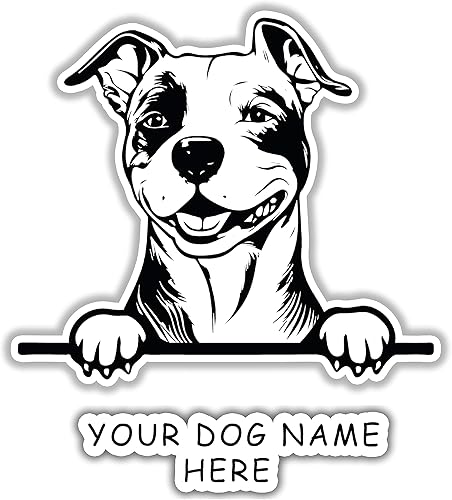 Miniatura 4 de Personaliza la calcomanía de mascota con el nombre de tu perro Calcomanías de mascotas dibujadas personalizadas para tu automóvil, camión, SUV