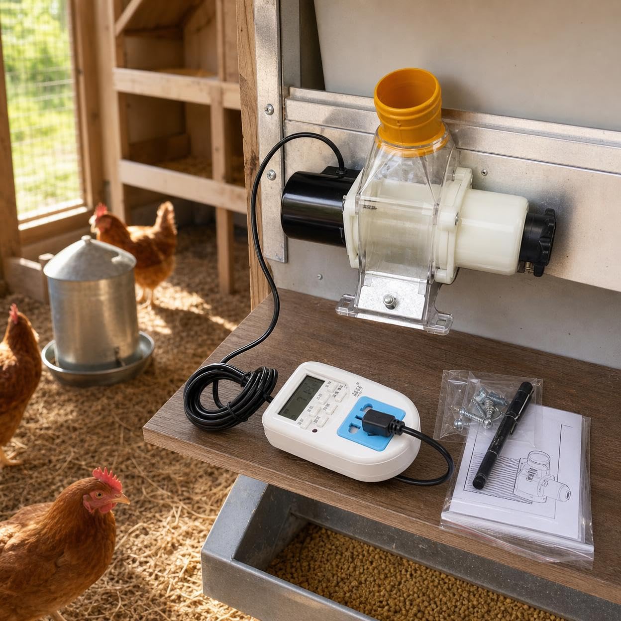 predolo Futterautomat Katze, Programmierbarer Katzenfutter Automat mit App-Steuerung, Weißer Futterspender Katze für Berufstätige, Netzbetrieb, Enhanced-Version Intelligente