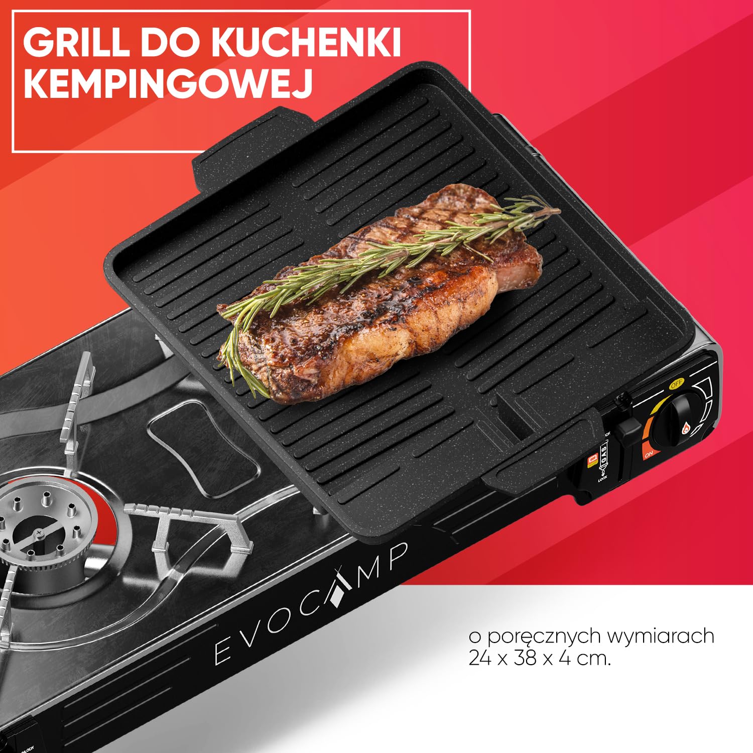 Płyta grillowa do kuchenki gazowej, nieprzywierająca patelnia grillowa do kuchenki kempingowej, mata do grilla, płyta do grilla gazowego, akcesoria do grilla, tacka do grilla, przystawka do grilla