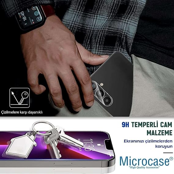 Microcase Huawei Nova 14 Pro Privacy Gizlilik Filtreli Tam Kaplayan Tempered Cam-AL3125