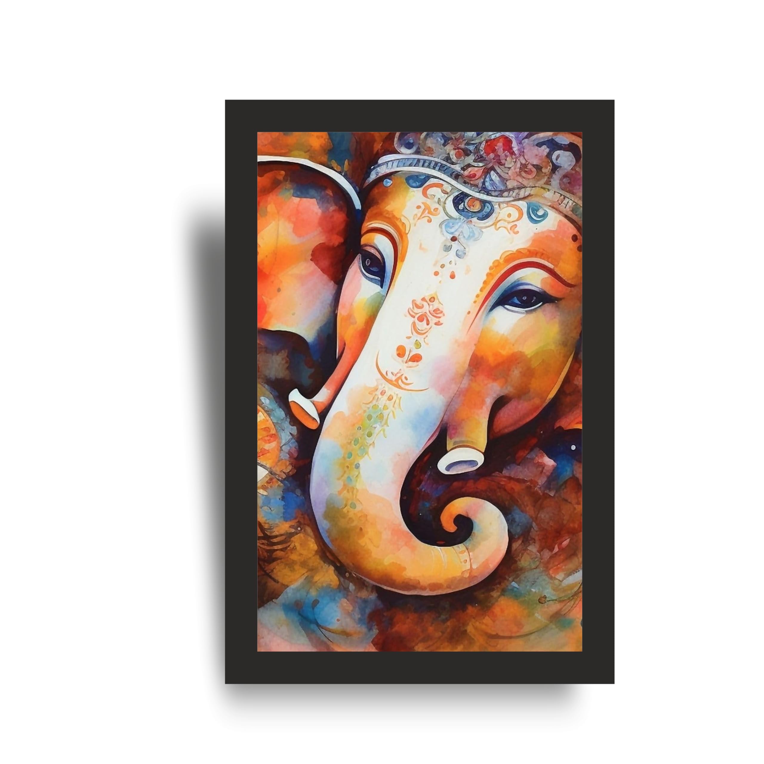 Lord Ganesha Abstract Wall Art Set of 3 – view 3