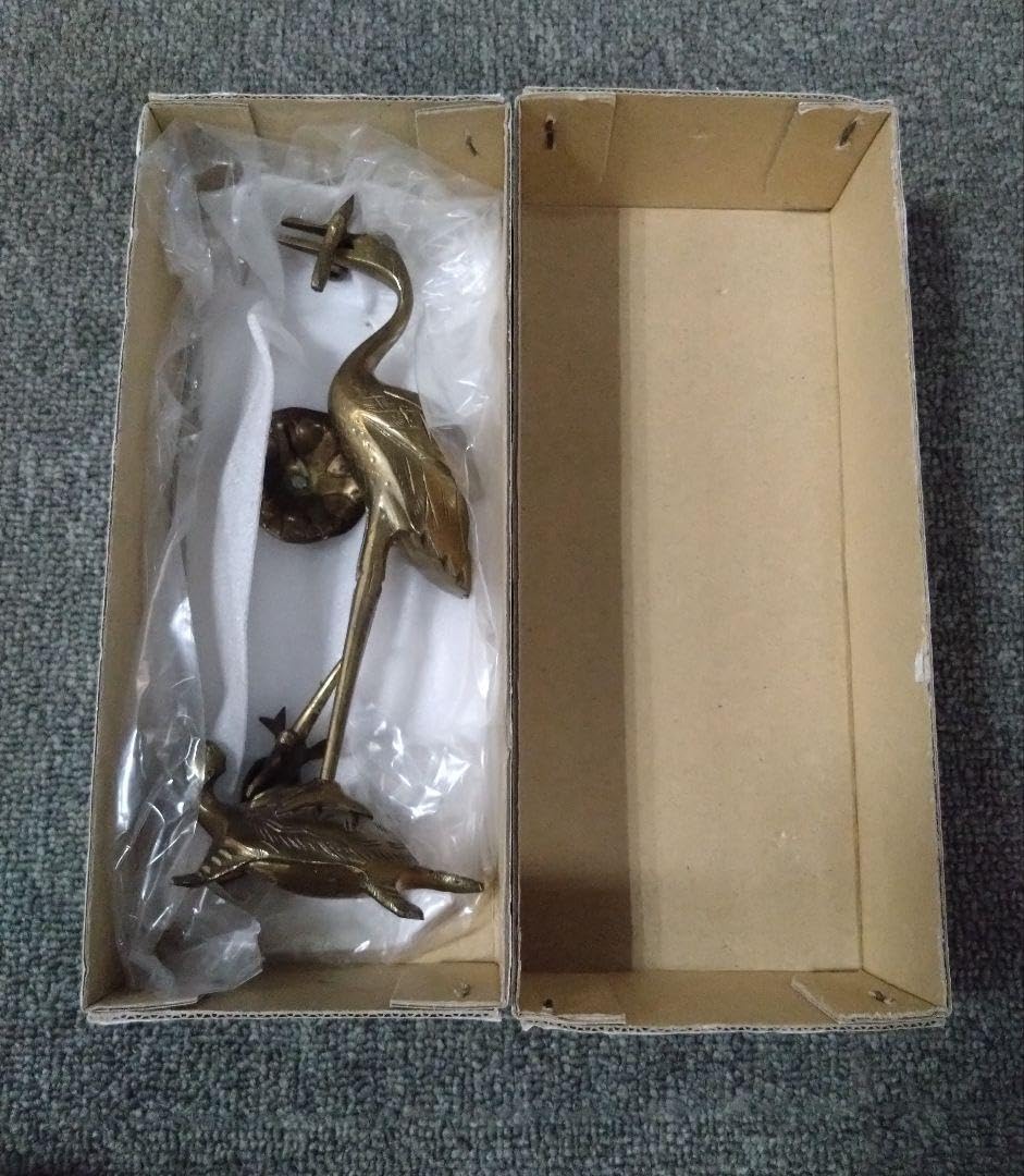 Amazon.co.jp: 鶴亀燭台 仏具 レトロ : ホビー