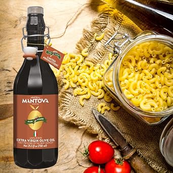 Mantova Fior Fiore Unfiltered Extra Virgin Olive Oil - Authentic Italian EVOO - 25.5 Oz