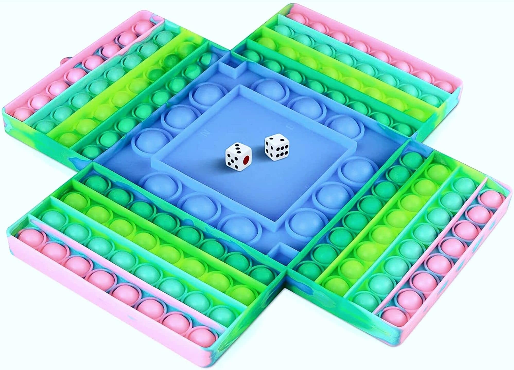 babaTOY | The Original Pop It Game | Jumbo Big Pop It Fidget Dual-player Sensory Board Game Toy (Family Set)