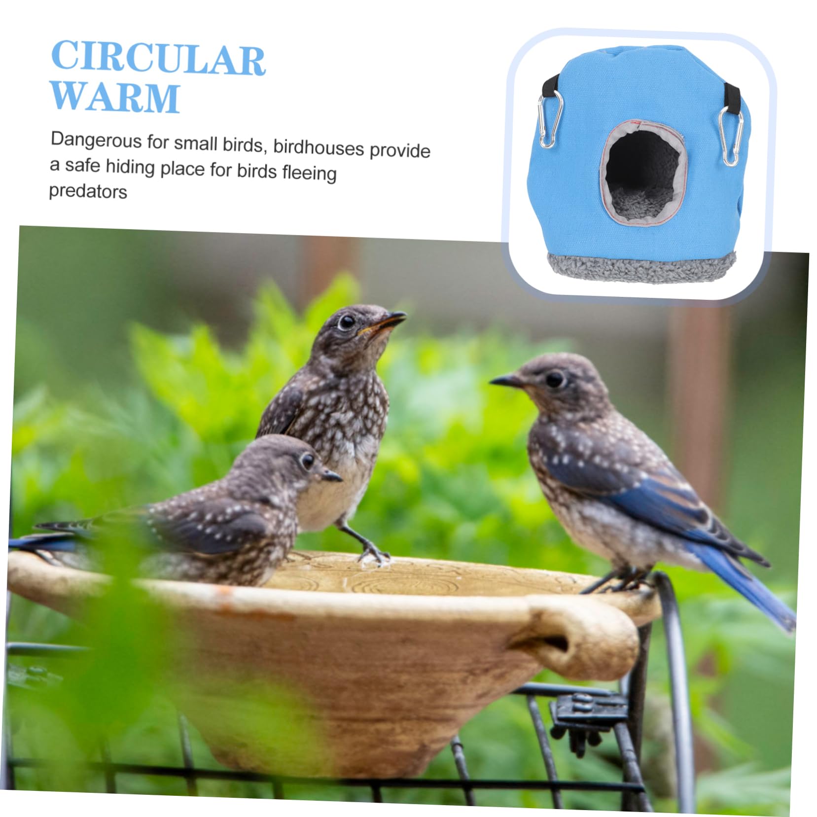Cage à oiseaux, nichoir, cage à perroquet, nid amovible blanc pour oiseaux de compagnie