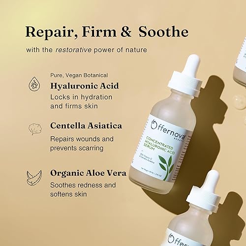 Miniatura 2 de Suero con ácido hialurónico - Funciona en el rostro y el cuello - Esta crema contiene vitamina C, MSM puro y vitamina E - Sin aceites perjudiciales