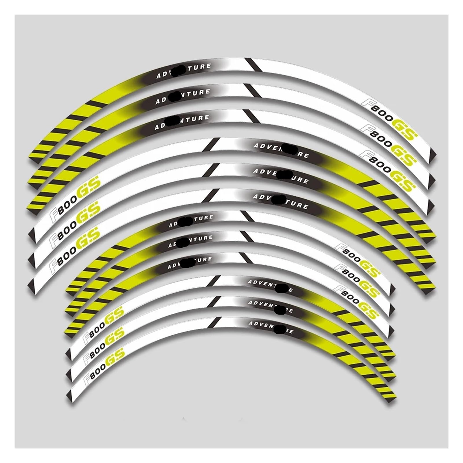 Reflective Sticker for B&MW F800GS F 800 for GS 21″17″ Motorcycle Wheels Sticker Rim Reflective Stripe Accessories Decals