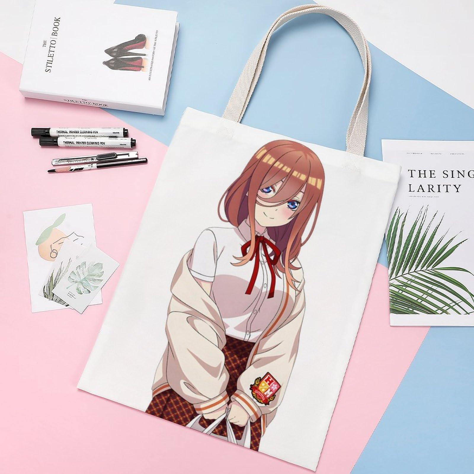 Amazon.co.jp: 五等分の花嫁 中野三玖 トートバッグ キャンバス 大容量