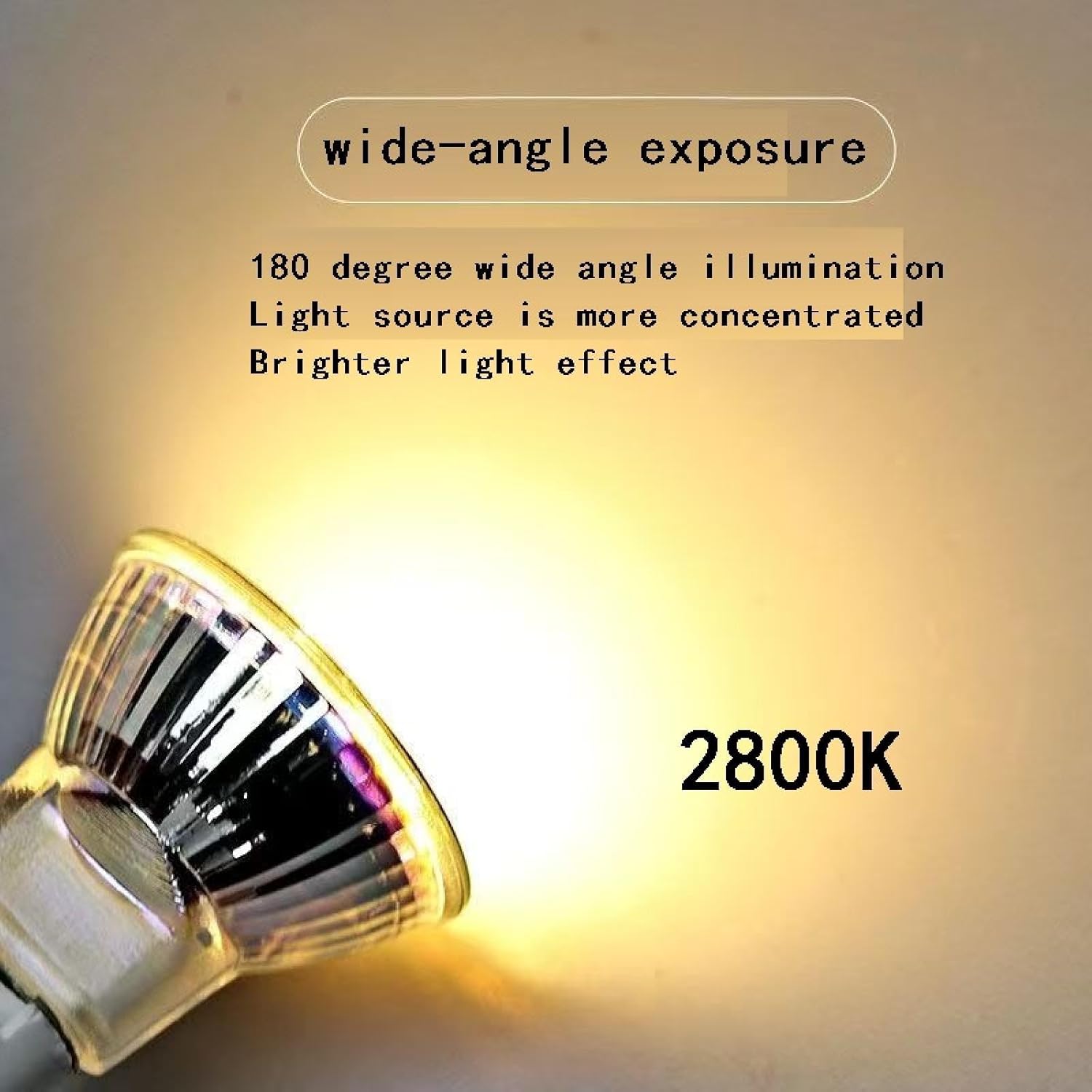 MR11 Dimmable Halogen Bulb - 220V, 20W/35W/50W, 5-Pack, Recessed Spotlight Cup for Home Lighting 220V-20W