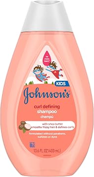 Johnsons Kids Curl Defining Shampoo with Shea Butter, 13.6 fl oz